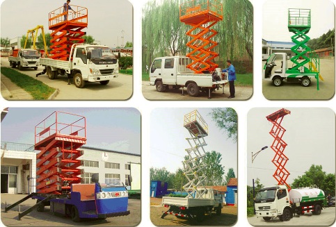 Vehicle Mounted Scissor Lift Platform